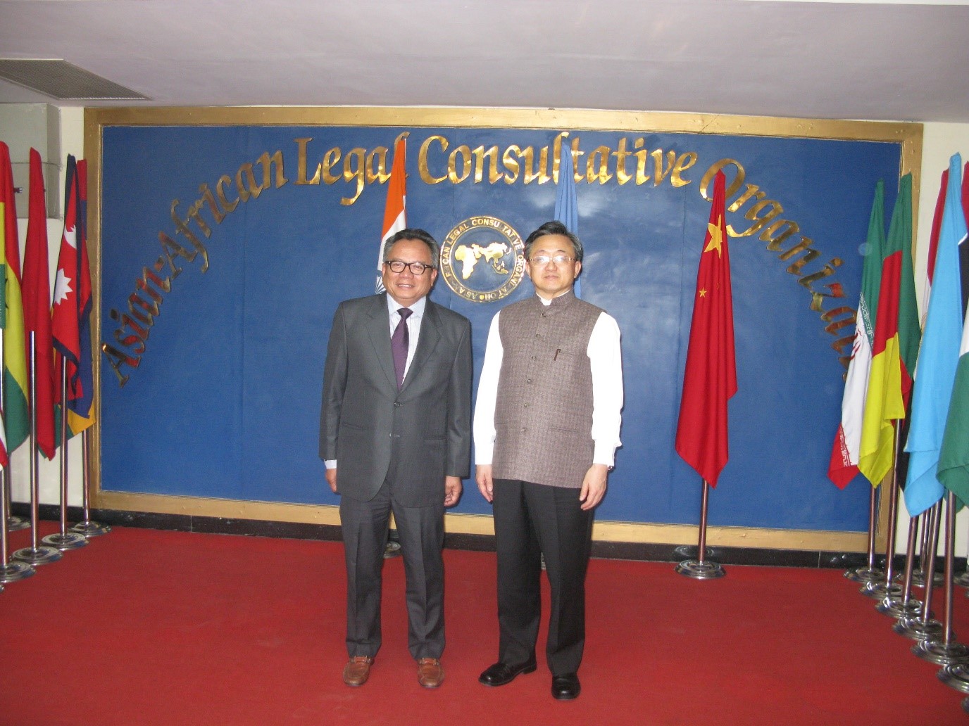 The Visit of H.E. Mr. Liu Zhenmin, the President of 54th Annual Session